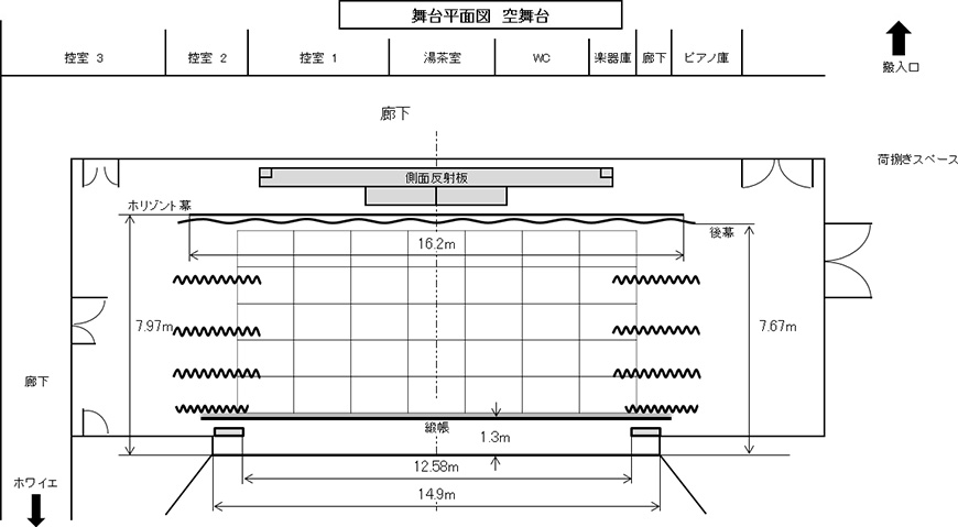 舞台平面図 空舞台